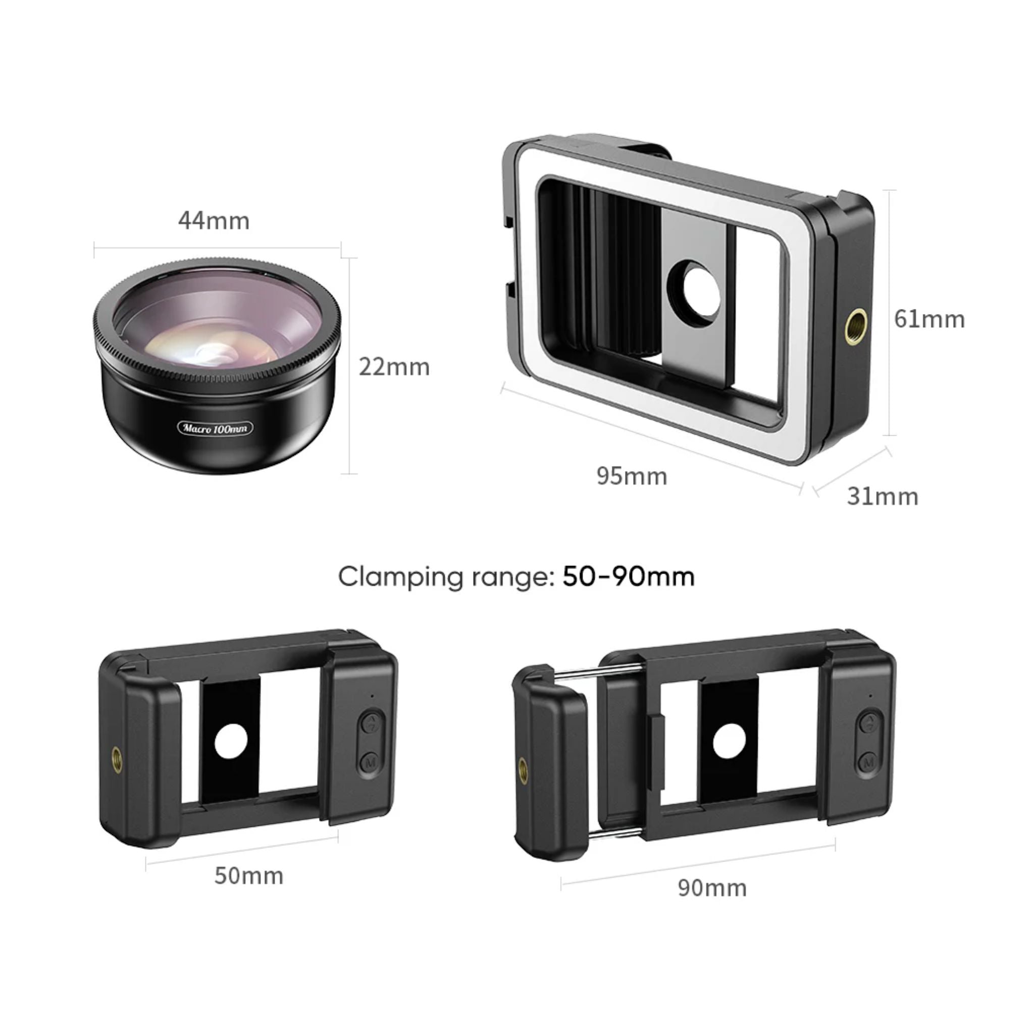 Apexel HD 15x Macro Lens LED