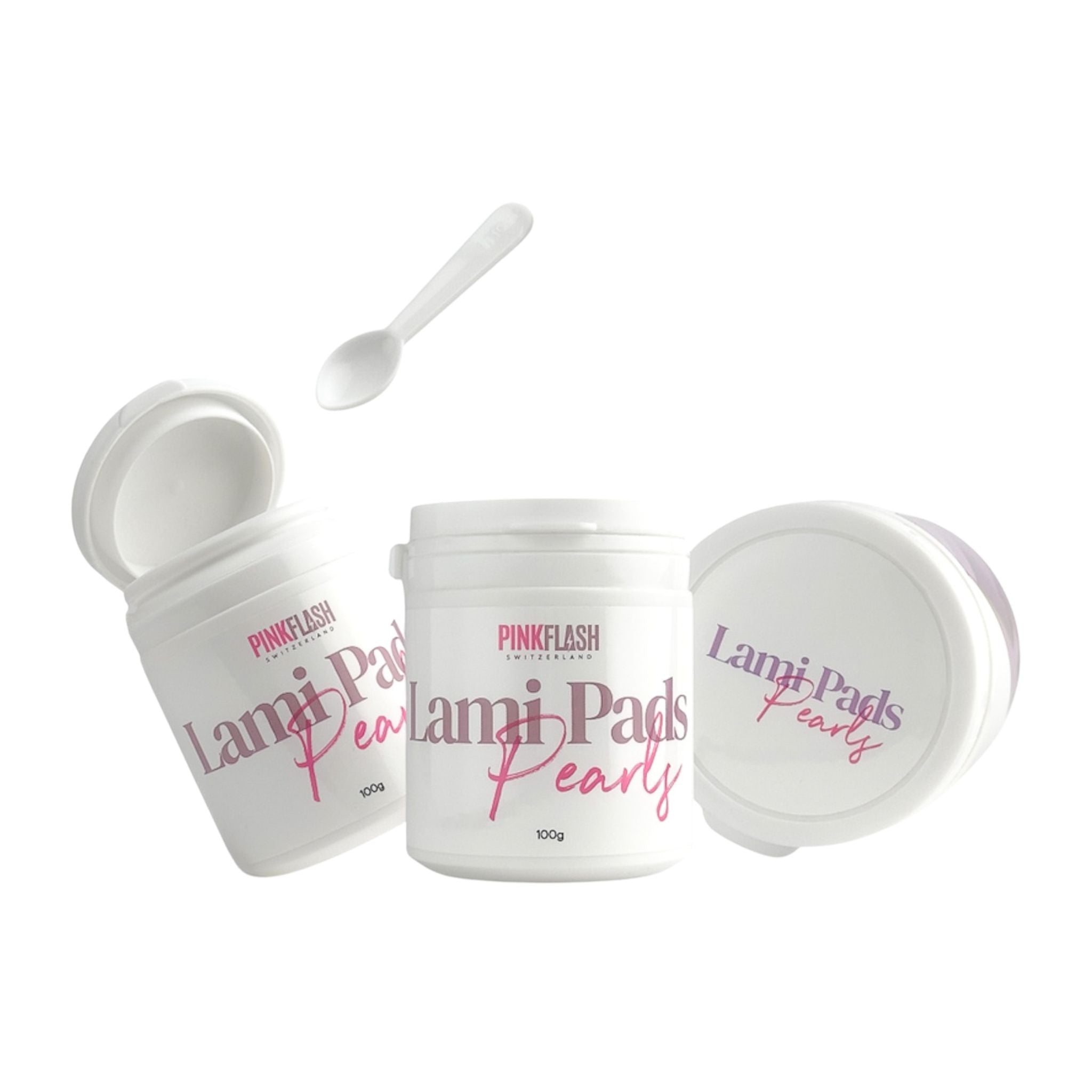 Pink Flash Lami Pads Pearls