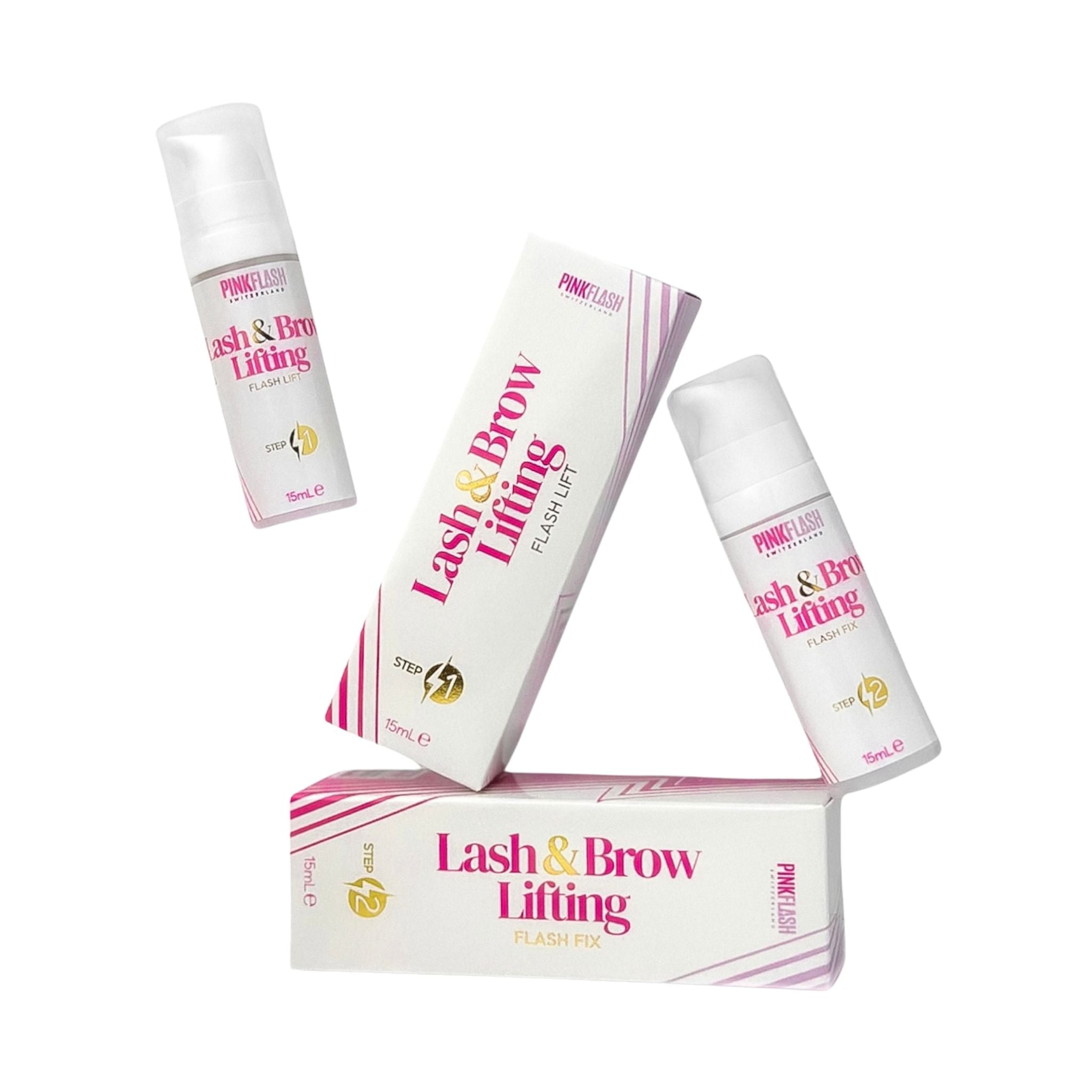 Pink Flash Lash & Brow Lifting System - Bottle