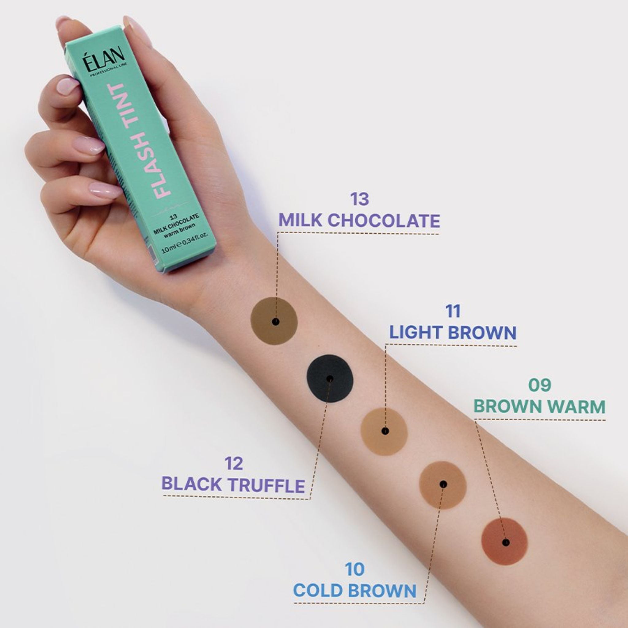 ELAN Direct Colour Eyebrow Tint System Flash Tint