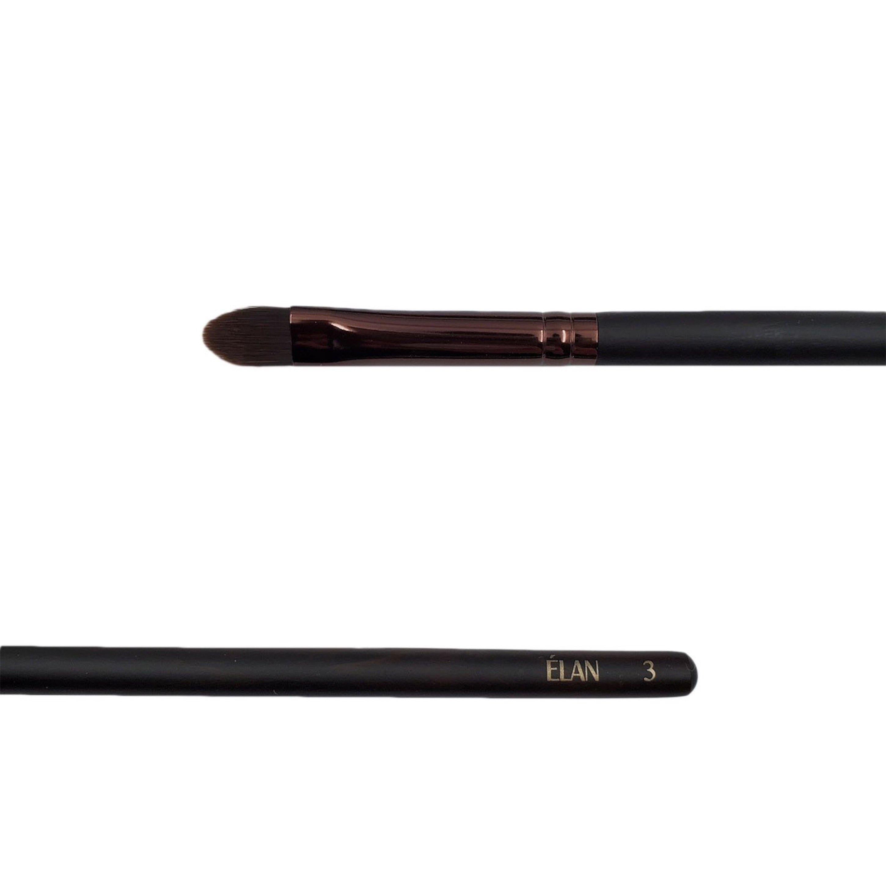 Elan wooden makeup brush 3 round tip